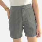 Unifarbene Shorts für Frauen, Gletschergrau, Grau, Größe 40 image number 3