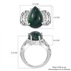 Grüner Aventurin Ring Messing (Größe 20.00) ca. 6,02 ct image number 6