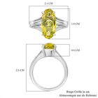 AAA Ouro Verde-Quarz Ring Edelstahl (Größe 20.00) ca. 4,17 ct image number 6