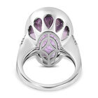 Rose de France Amethyst und Zirkon Ring - 17,08 ct. image number 5