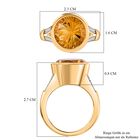 Citrin und Zirkon Ring - 6,14 ct. image number 6