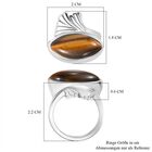 Tigerauge Ring - 6,90 ct. image number 6