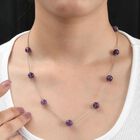 Afrikanische Amethyst-Halskette, 50 cm - 40 ct. image number 2