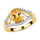 Premium brasilianischer Heliodor und Zirkon-Ring - 1,92 ct. image number 3