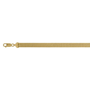 Italienisches, flaches Fischgrät-Armband, 19 cm - 8,88g