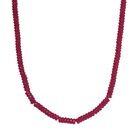 AAA afrikanische Rubin-Halskette, 45 cm - 141 ct. image number 0