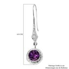 Royal Bali Kollektion- Afrikanische Amethyst-Ohrringe - 3,92 ct. image number 4