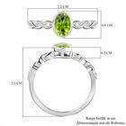 Natürlicher Peridot Ring, 925 Silber (Größe 20.00) ca. 0.85 ct image number 6