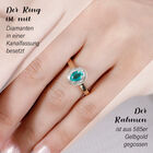 AAAA Kagem sambischer Smaragd und Diamant Ring in 585 Gold - 0,88 ct. image number 2