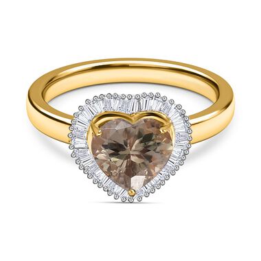 ILIANA AAA Turkizit und Diamant Ring in 750 Gelbgold - 2,33 ct.