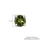 Peridot Ohrringe in 925 Silber - 1,40 ct. image number 4