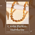 Citrin Halskette, 45 cm  - 170 ct. image number 2