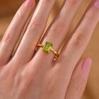 Peridot und Zirkon Ring - 1,78 ct. image number 1