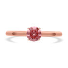 SGL zertifizierter VS Lab rosa Diamant-Ring - 0,50 ct. image number 0