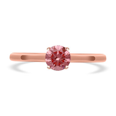 SGL zertifizierter VS Lab rosa Diamant-Ring - 0,50 ct.