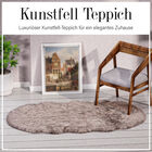 Kunstfell Teppich, hellbraun image number 4