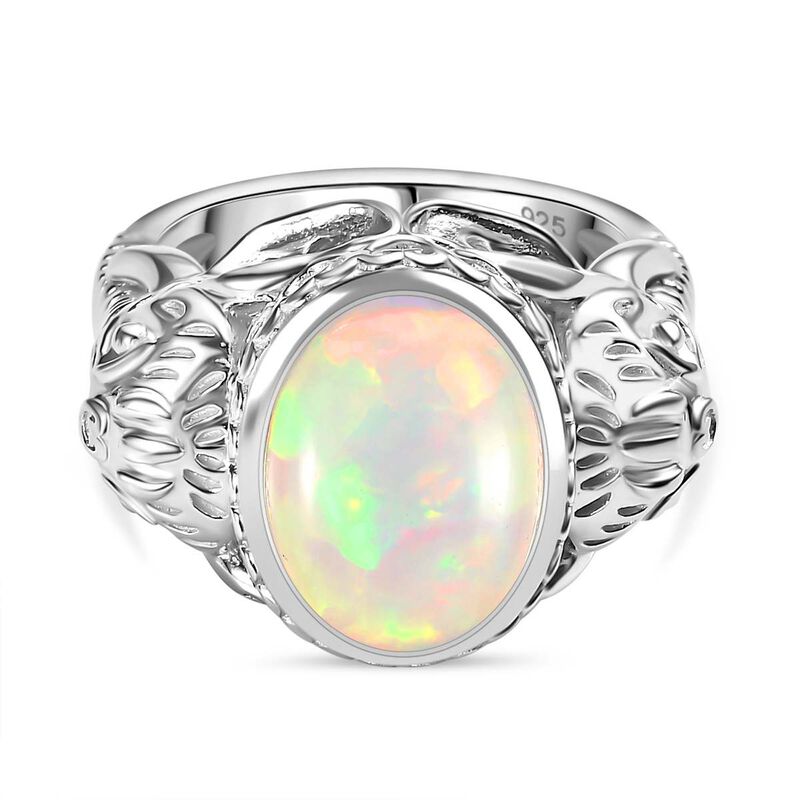 AA Natürlicher, äthiopischer Welo Opal Ring - 4,18 ct. image number 0