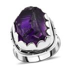 Afrikanischer Amethyst-Ring, 925 Silber  ca. 16,20 ct image number 3