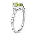 Natürlicher Peridot Ring, 925 Silber (Größe 20.00) ca. 0.85 ct image number 4