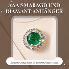 AAA Smaragd und Diamant Anhänger - 1,10 ct. image number 1