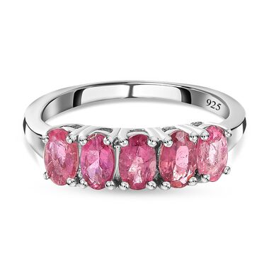 Rosa Turmalin-Ring, 1,08 ct.