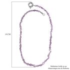 Rosa Amethyst Halskette, 45 cm - 85 ct. image number 5