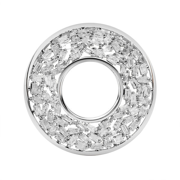 Weißer Diamant-Anhänger - 0,50 ct. image number 0