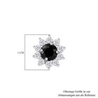 Elite Shungit und Zirkon Ohrringe - 1,67 ct. image number 4