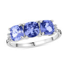 Tansanit und Diamant Ring - 1,76 ct. image number 3