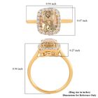 ILIANA AAA Turkizit und SI GH Diamant-Ring in 750 Gelbgold - 2,65 ct. image number 4