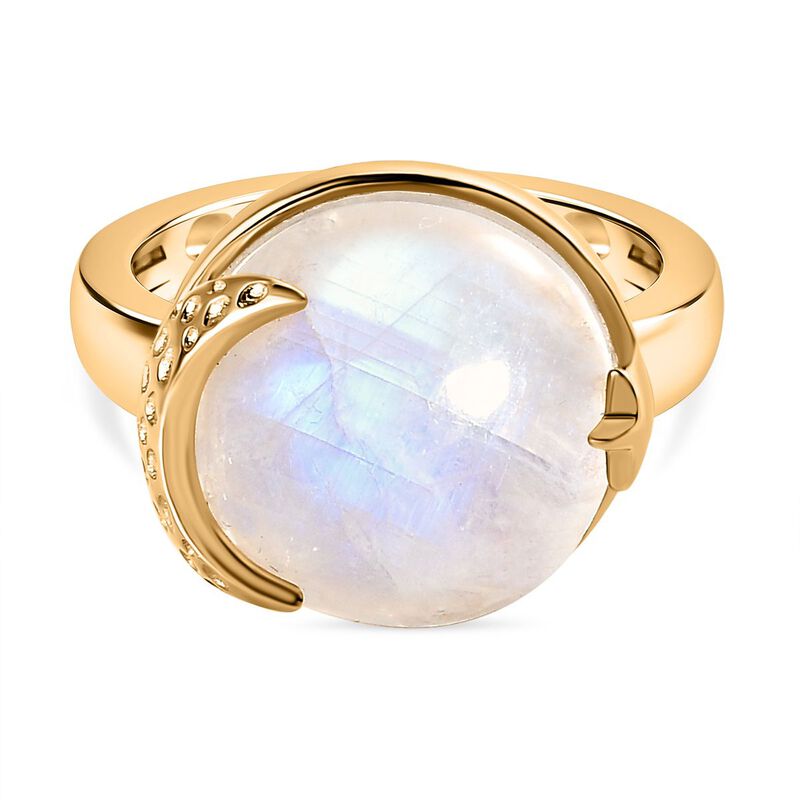 Regenbogen Mondstein Ring - 11,55 ct. image number 0