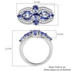 Tansanit und Zirkon Ring - 1,53 ct. image number 6