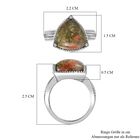 Unakite Ring Edelstahl (Größe 17.00) ca. 6,85 ct image number 6