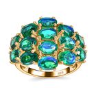 Pfau Quarz Triplett Ring - 7,39 ct. image number 3