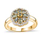 Alexandrit  und Moissanit Ring - 1,08 ct. image number 3