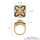 GP Royal Kollektion - AA Citrin, Zirkon und Saphir Ring- 5,30 ct. image number 6