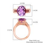 Royal Bali Kollektion- AA Rose De France Amethyst und roter Granat-Ring - 5,46 ct. image number 6