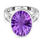 Afrikanischer Amethyst und Zirkon-Ring -9,07 ct. image number 0