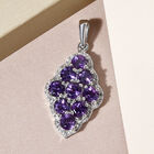 Natürlicher, marokkanischer Amethyst und Zirkon-Anhänger - 2,53 ct. image number 2