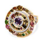 GP Celestial Dream Kollektion- Multi-Turmaline, afrikanischer Amethyst, Zirkon und blauer Saphir-Ring - 6,03 ct. image number 0