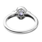 Tansanit und Zirkon Ring - 0,63 ct. image number 5