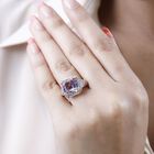 Rose De France Amethyst und Zirkon Ring - 7,38 ct. image number 2