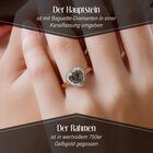 ILIANA AAA Turkizit und Diamant Ring in 750 Gelbgold - 2,33 ct. image number 2