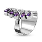 Royal Bali - afrikanischer Amethyst-Ring, 925 Silber  ca. 2,10 ct image number 3