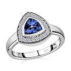 Tansanit und Zirkon Ring - 1,01 ct. image number 3