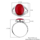 Royal Bali Kollektion - Koralle Ring, 925 Silber, ca. 0,01 ct image number 5