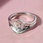 Diamant Ring 925 Silber platiniert  ca. 0,15 ct image number 1