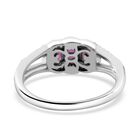 Afrikanischer Rubin und Zirkon-Ring - 1,14 ct. image number 3