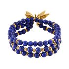 Flexibles Lapislazuli-Armband - 160 ct. image number 3