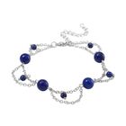 Lapislazuli Armband ca. 19 cm Reiner Edelstahl ca. 20.00 ct image number 2